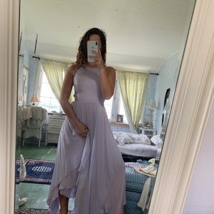 ALICE + OLIVIA lilac handkerchief dress NWT